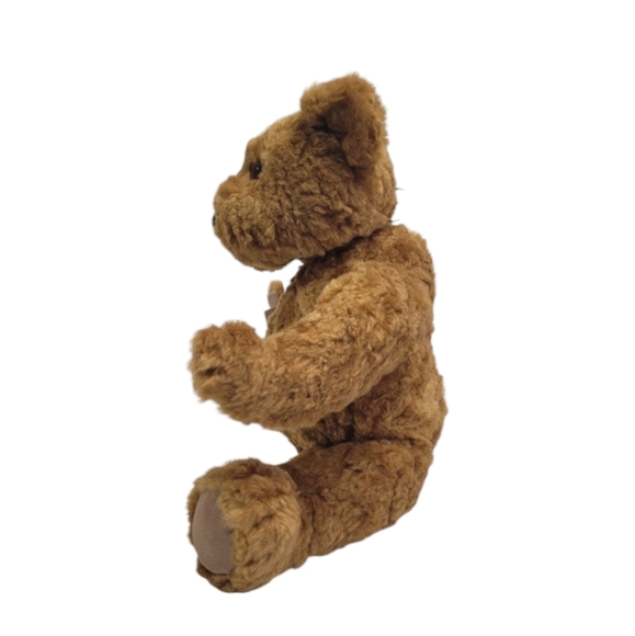 Vintage Smithsonian Institute Plush Jointed Teddy Bear Brown/Tan 16" - Picture 3 of 16